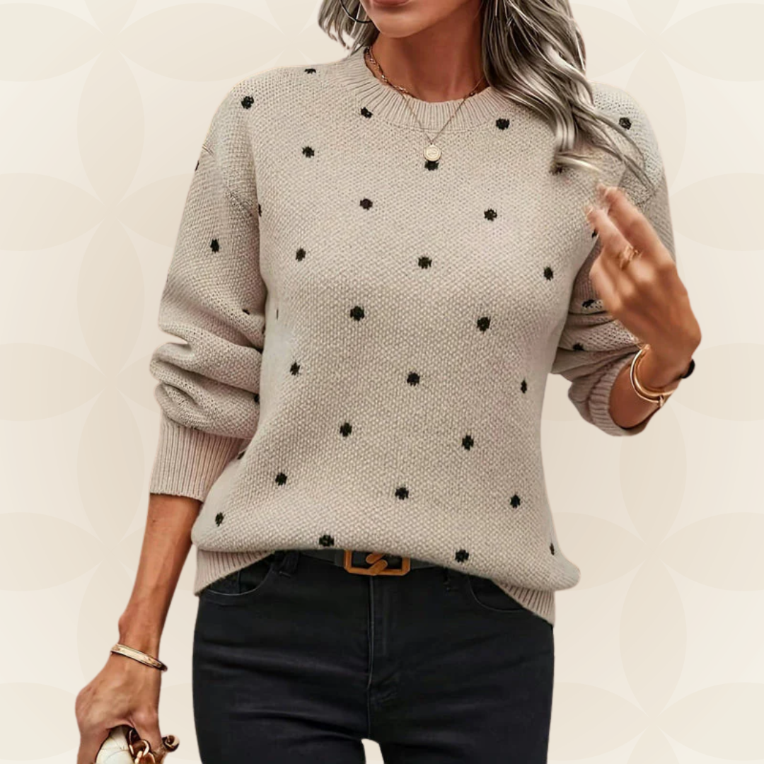 Angelique | Polka Dot Sweater