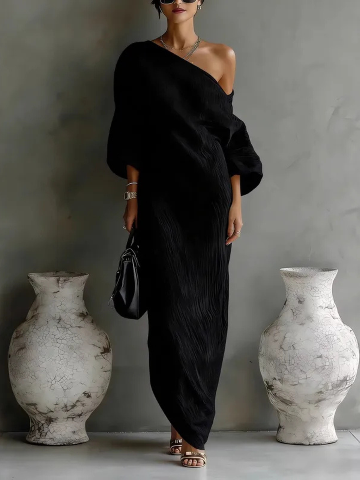Nelle | One-Shoulder Maxi Elegance