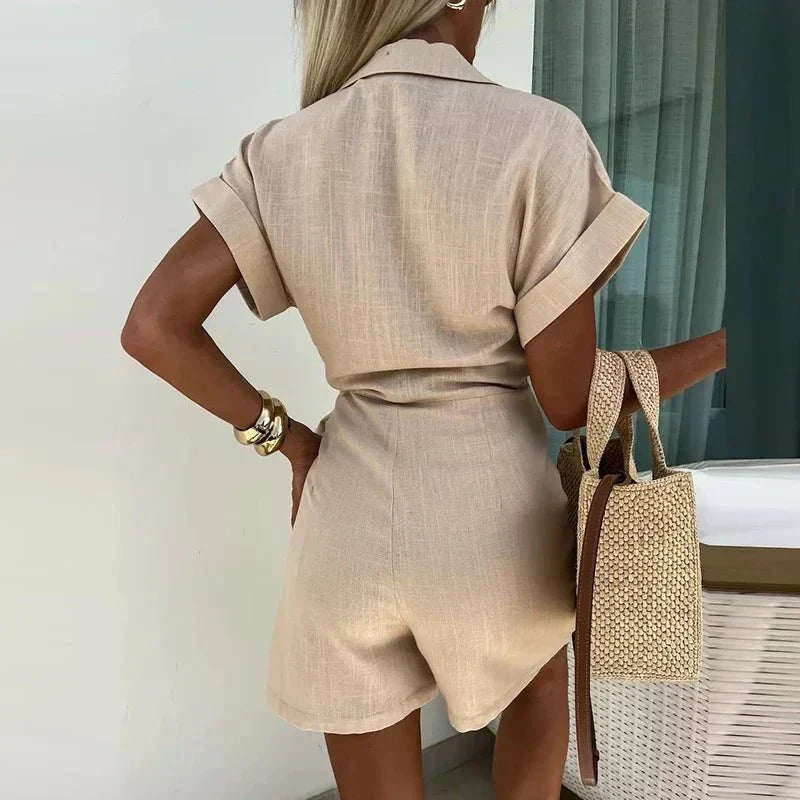 Mola – Self-Tie Waist Playsuit