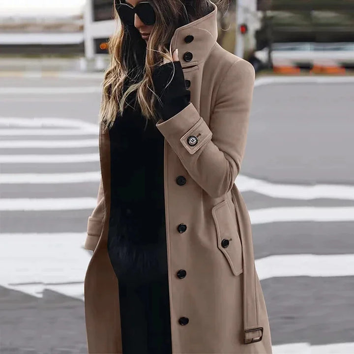 Dora | Belted Long Coat