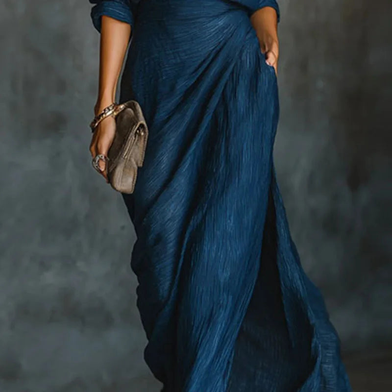Mia | Pleated Maxi Dress