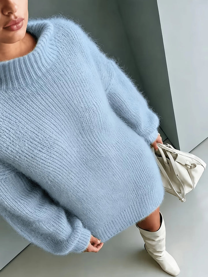 Corinne | Mock Neck Sweater Dress