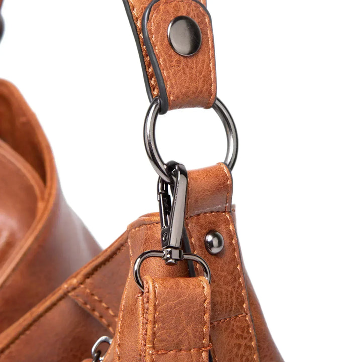 Evening Glow – Luxe Leather Shoulder Bag