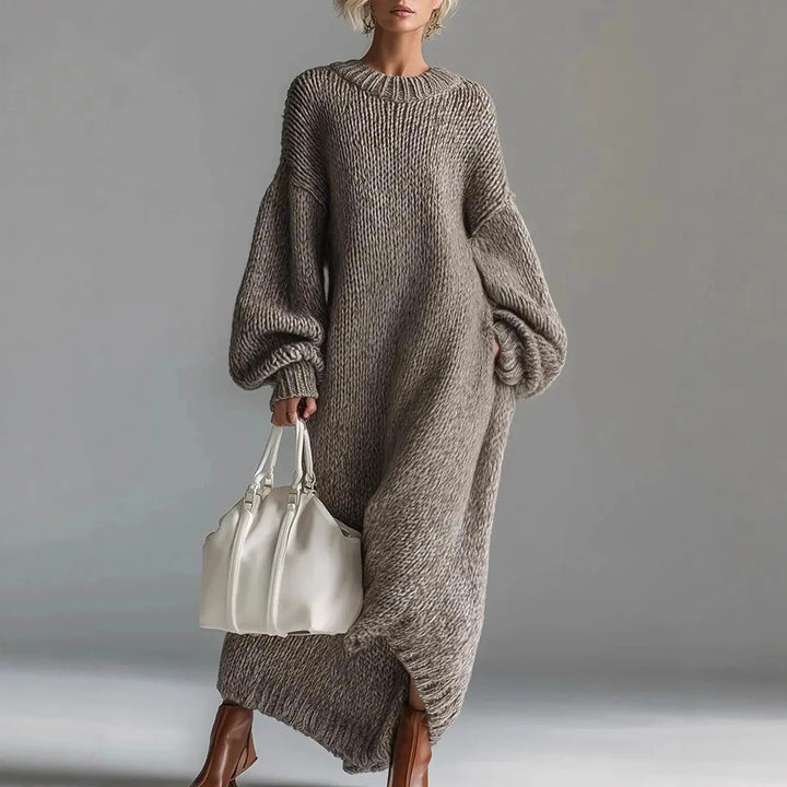 Leslie | Chunky Knit Sweater Dress