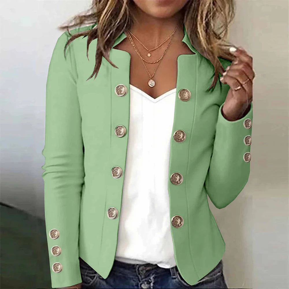 Ginny | Stand Collar Blazer