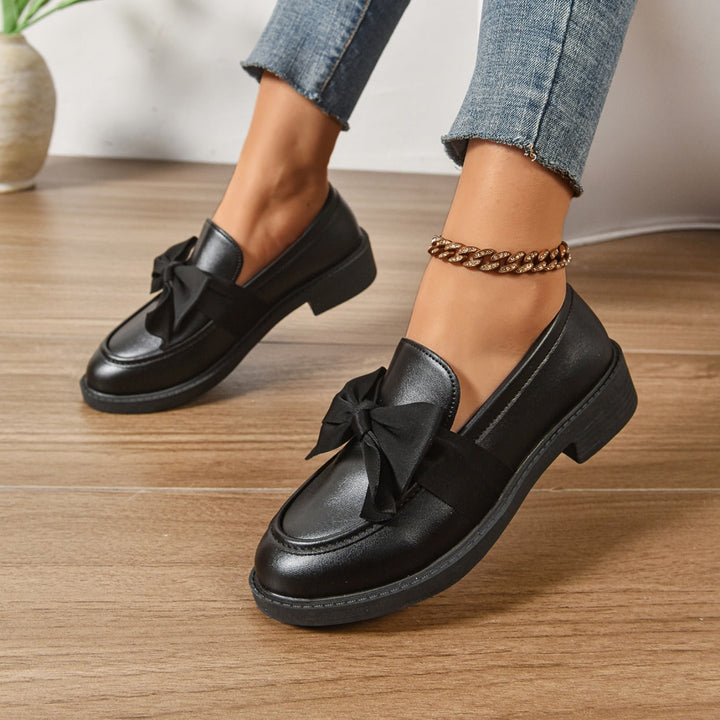 Veronica | Bow Loafers