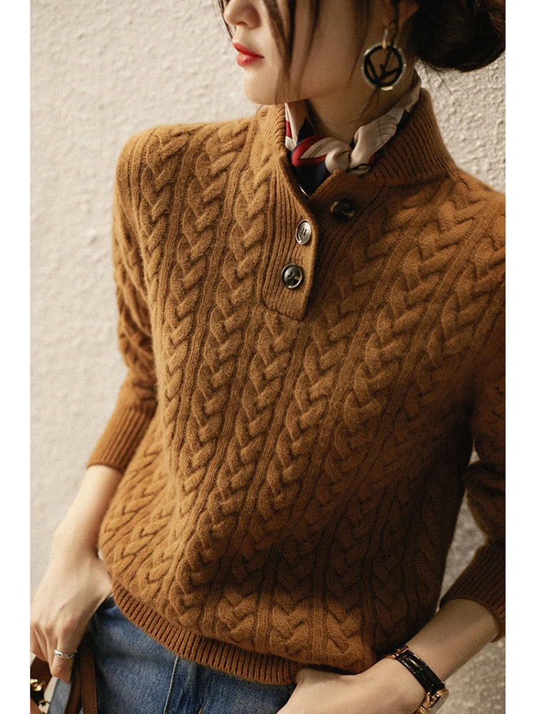 EVELYN | CABLE KNIT SWEATER