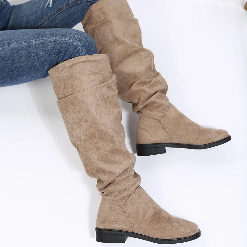 Yvette | Slouchy Knee High Boots