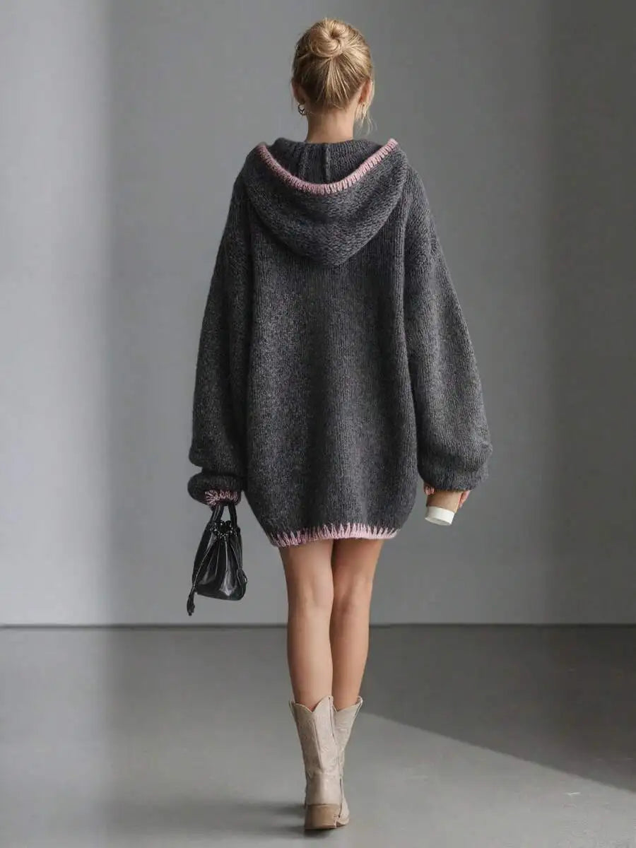 Hattie | Hooded Knit Sweater