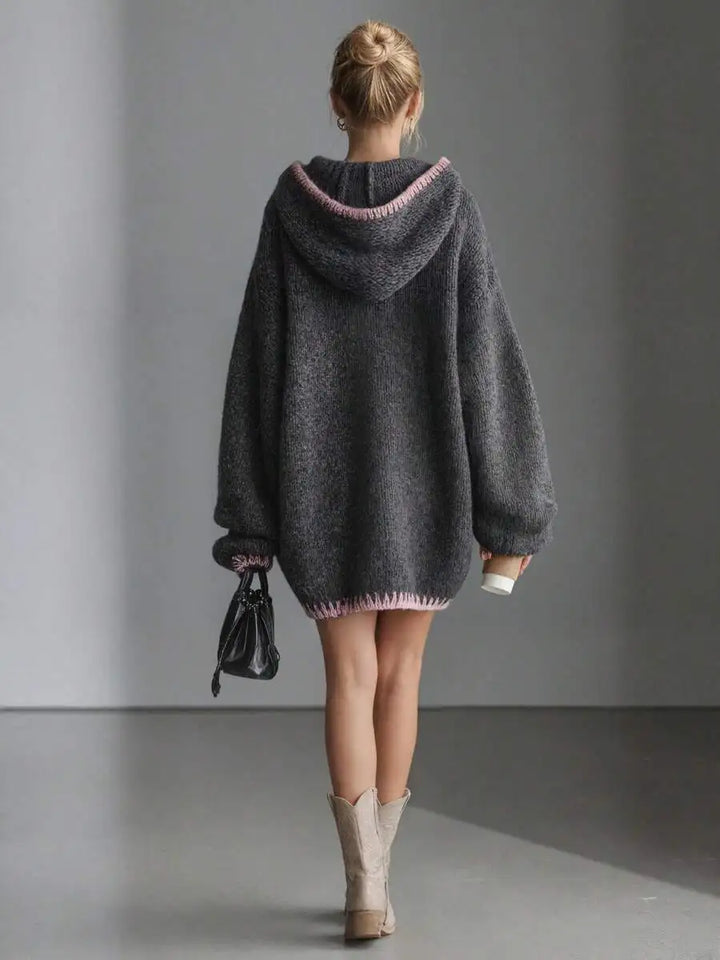 Hattie | Hooded Knit Sweater