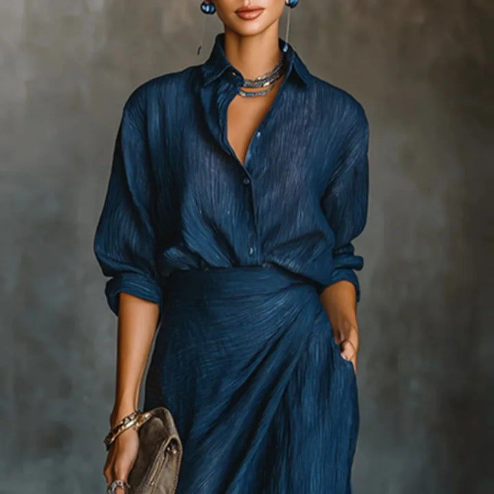 Mia | Pleated Maxi Dress