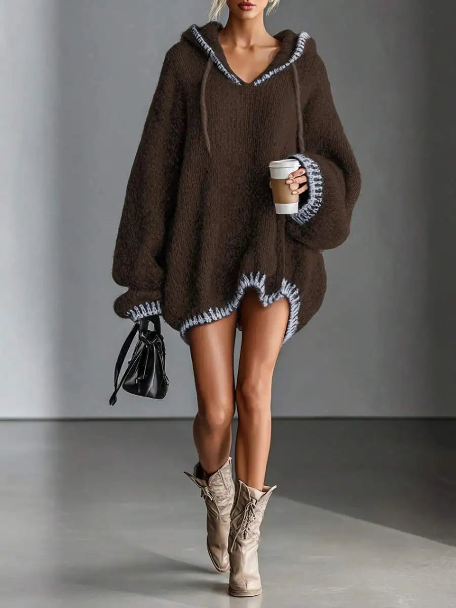 Hattie | Hooded Knit Sweater