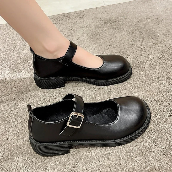Sara | Round Toe Mary Janes