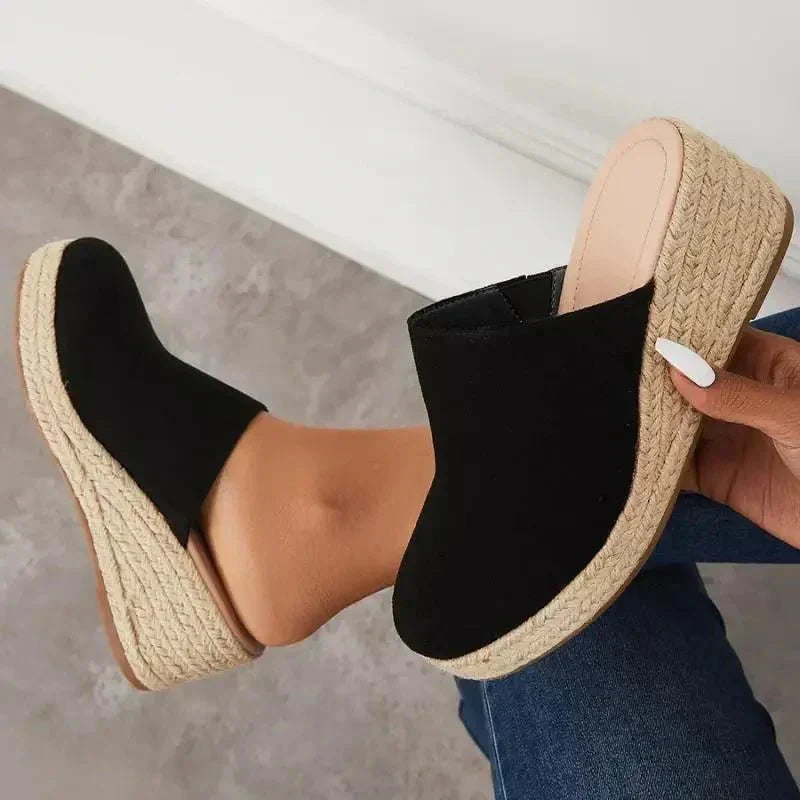 Rangi – Rope-Woven Heel Sandal