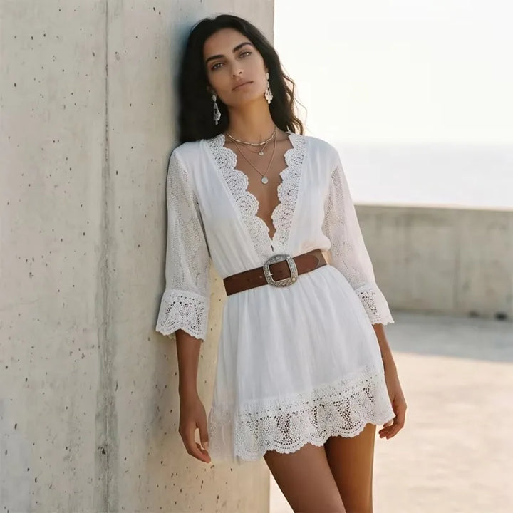 CLAIRE | LACE MINI DRESS
