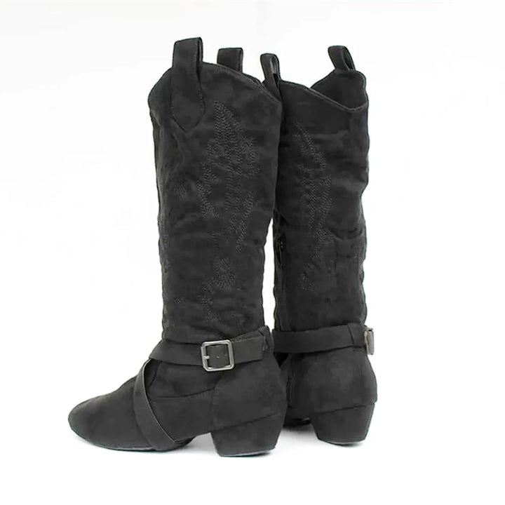 Selma | Low Heel Western Boots