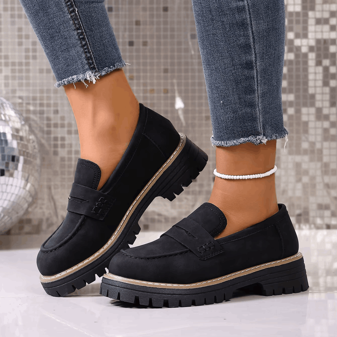 Ella | Lug Sole Loafers