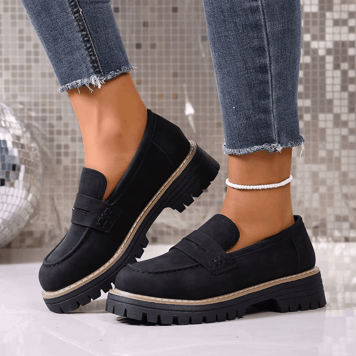 Ella | Lug Sole Loafers