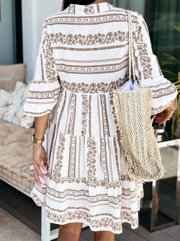 Claire – Boho Tunic V-neck Flowy