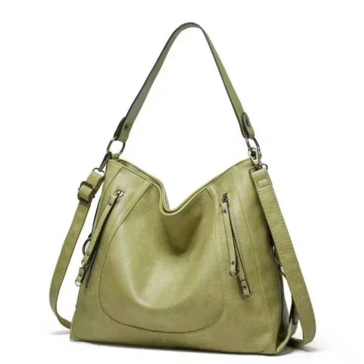 Evening Glow – Luxe Leather Shoulder Bag
