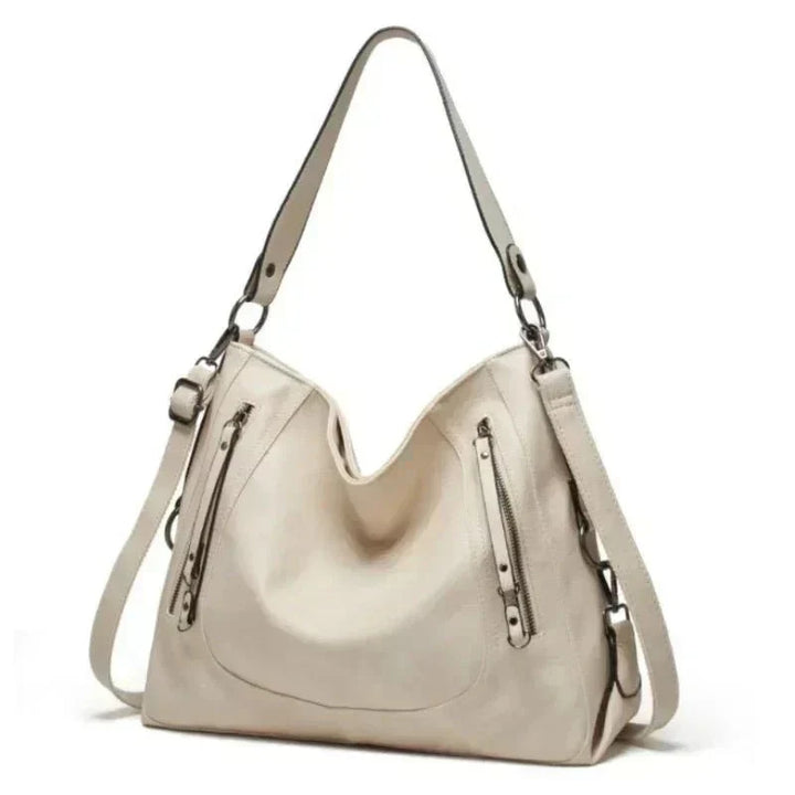 Evening Glow – Luxe Leather Shoulder Bag