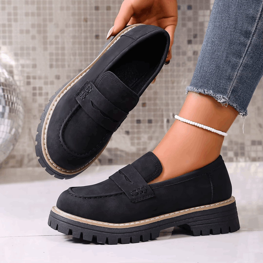 Ella | Lug Sole Loafers