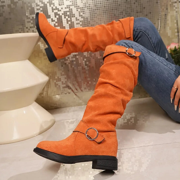 Eden | Slouchy Knee Boots