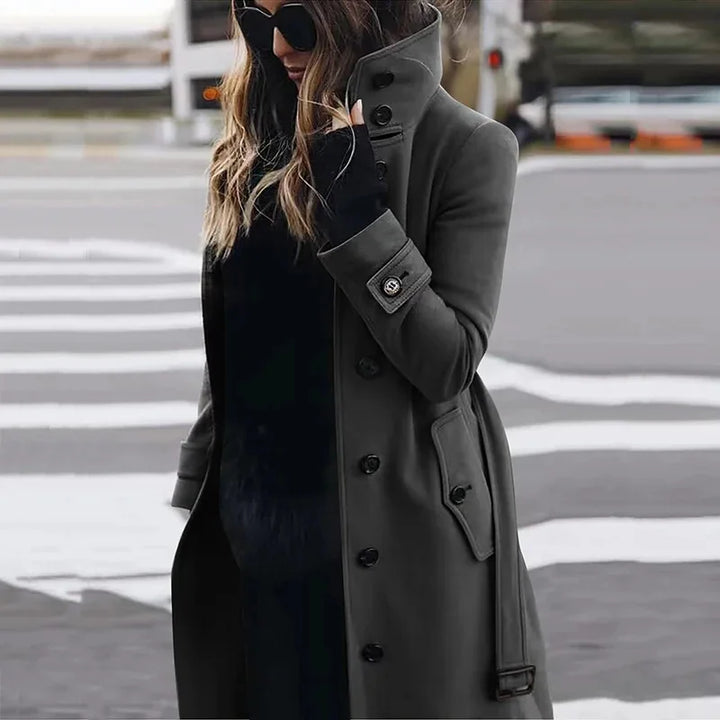 Dora | Belted Long Coat
