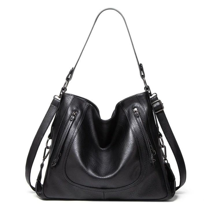 Evening Glow – Luxe Leather Shoulder Bag