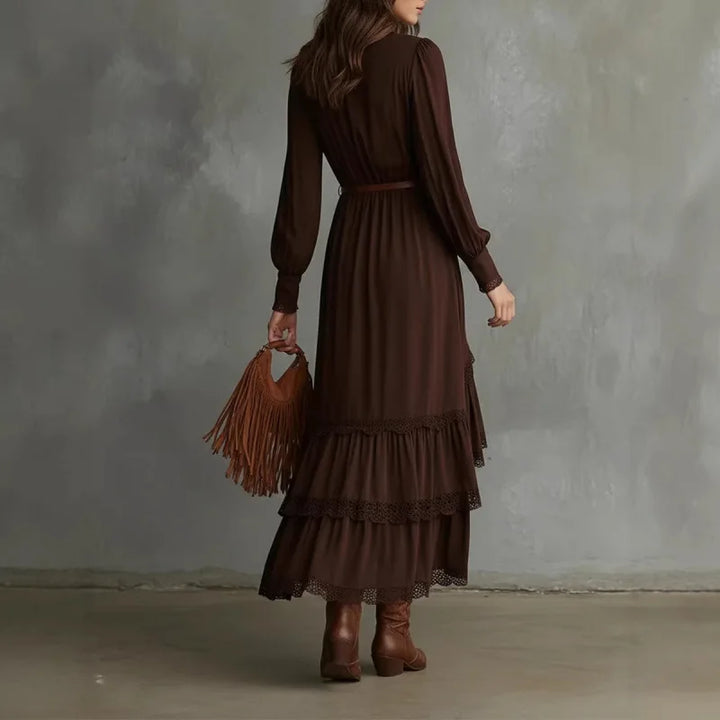 GAIL | WRAP HIGH-LOW DRESS