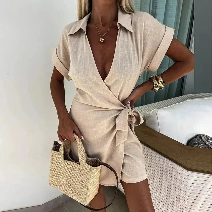 Mola – Self-Tie Waist Playsuit