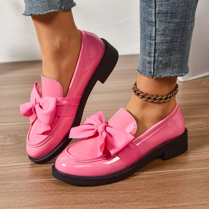 Veronica | Bow Loafers