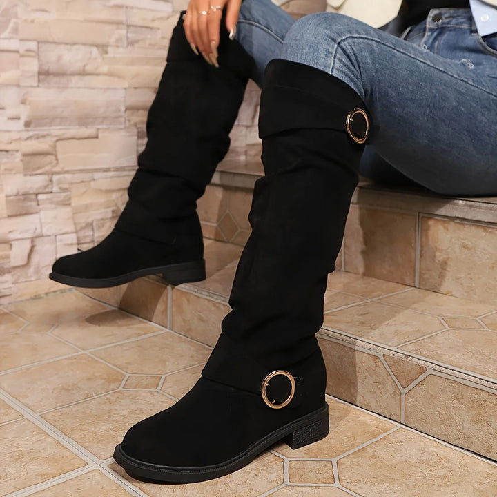 Eden | Slouchy Knee Boots