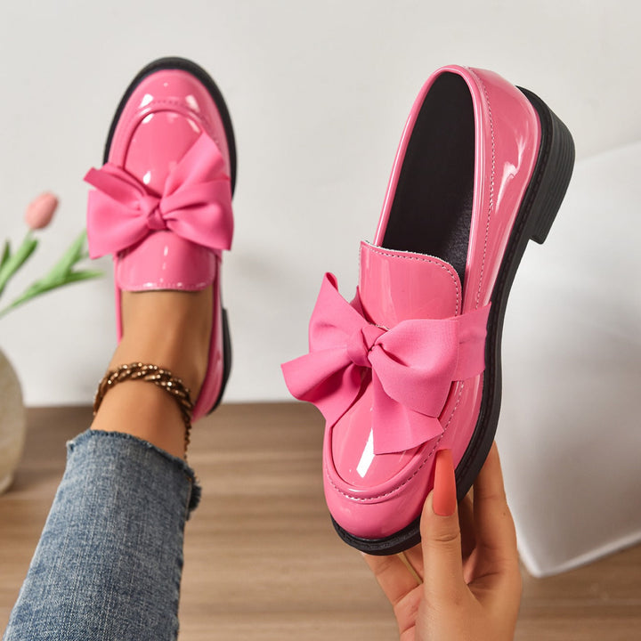 Veronica | Bow Loafers