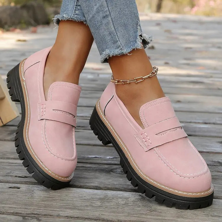 Ella | Lug Sole Loafers