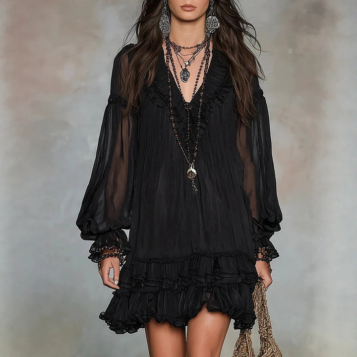 DOROTHY | RUFFLED MINI DRESS
