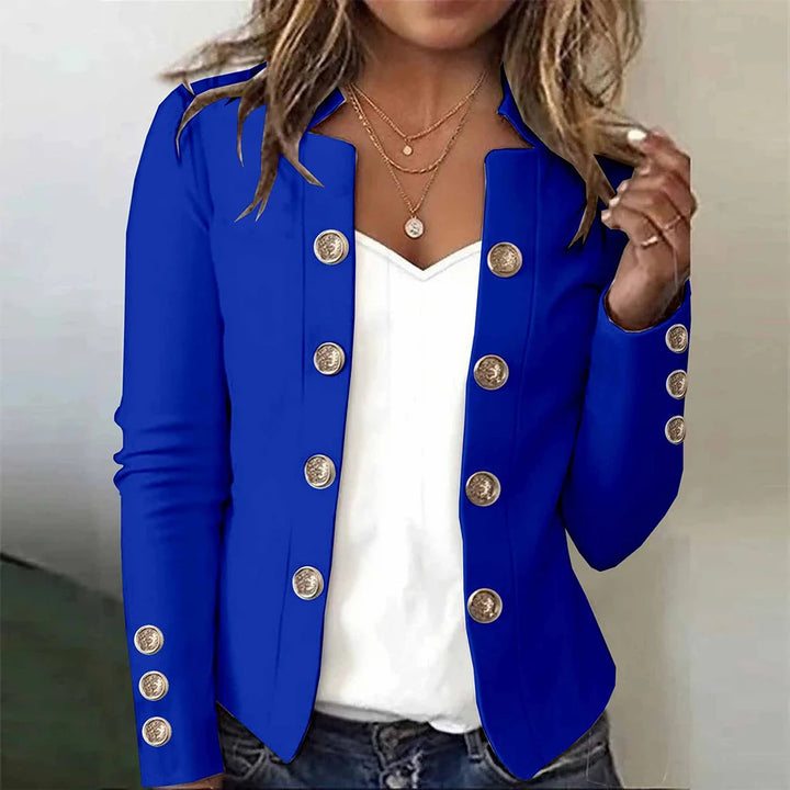 Ginny | Stand Collar Blazer