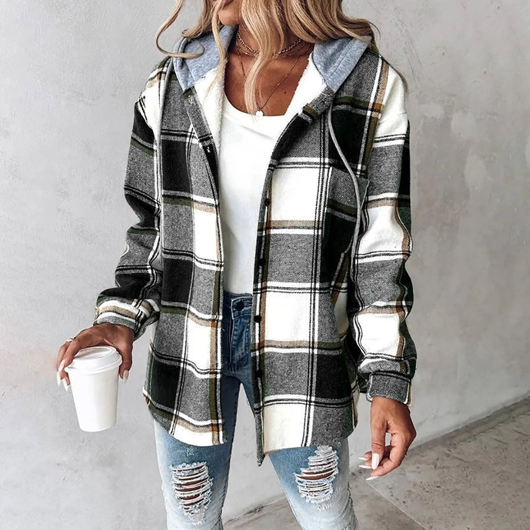 Padded Overshirt with Hood Ella