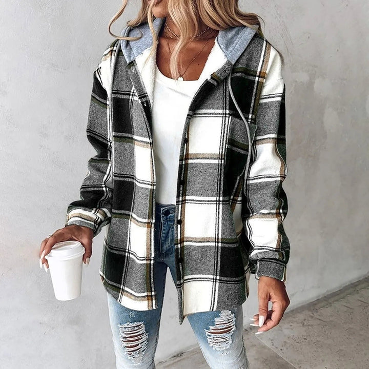 Padded Overshirt with Hood Ella