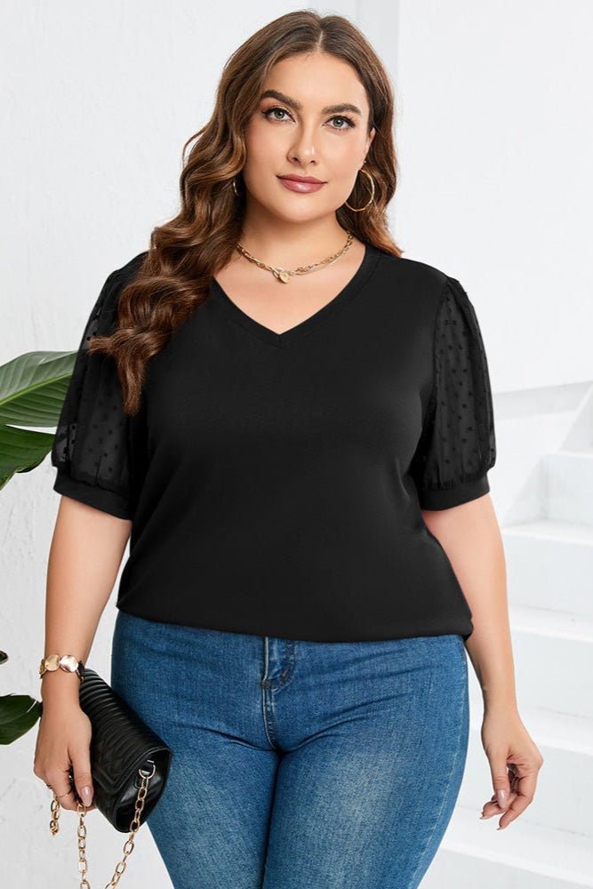 Helena – V-Neck Blouse in a Relaxed Fit