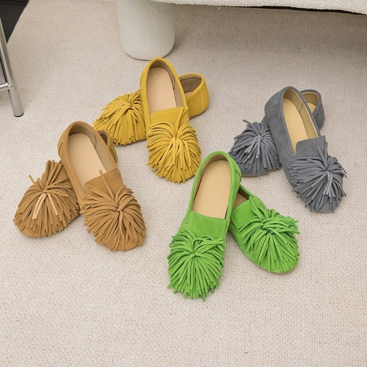 Adelina | Fringe Tassel Loafers