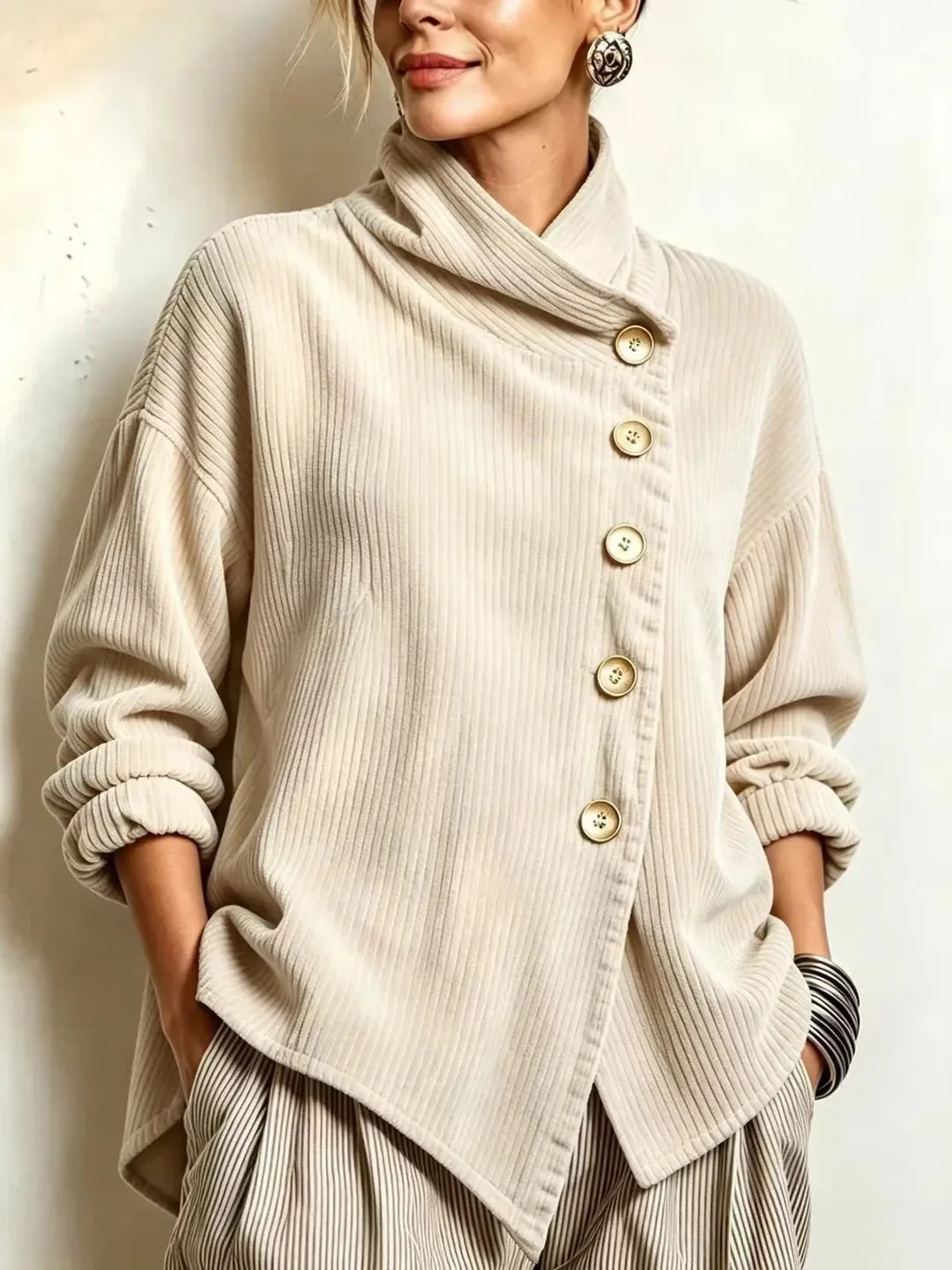 April | Button-Up Cardigan