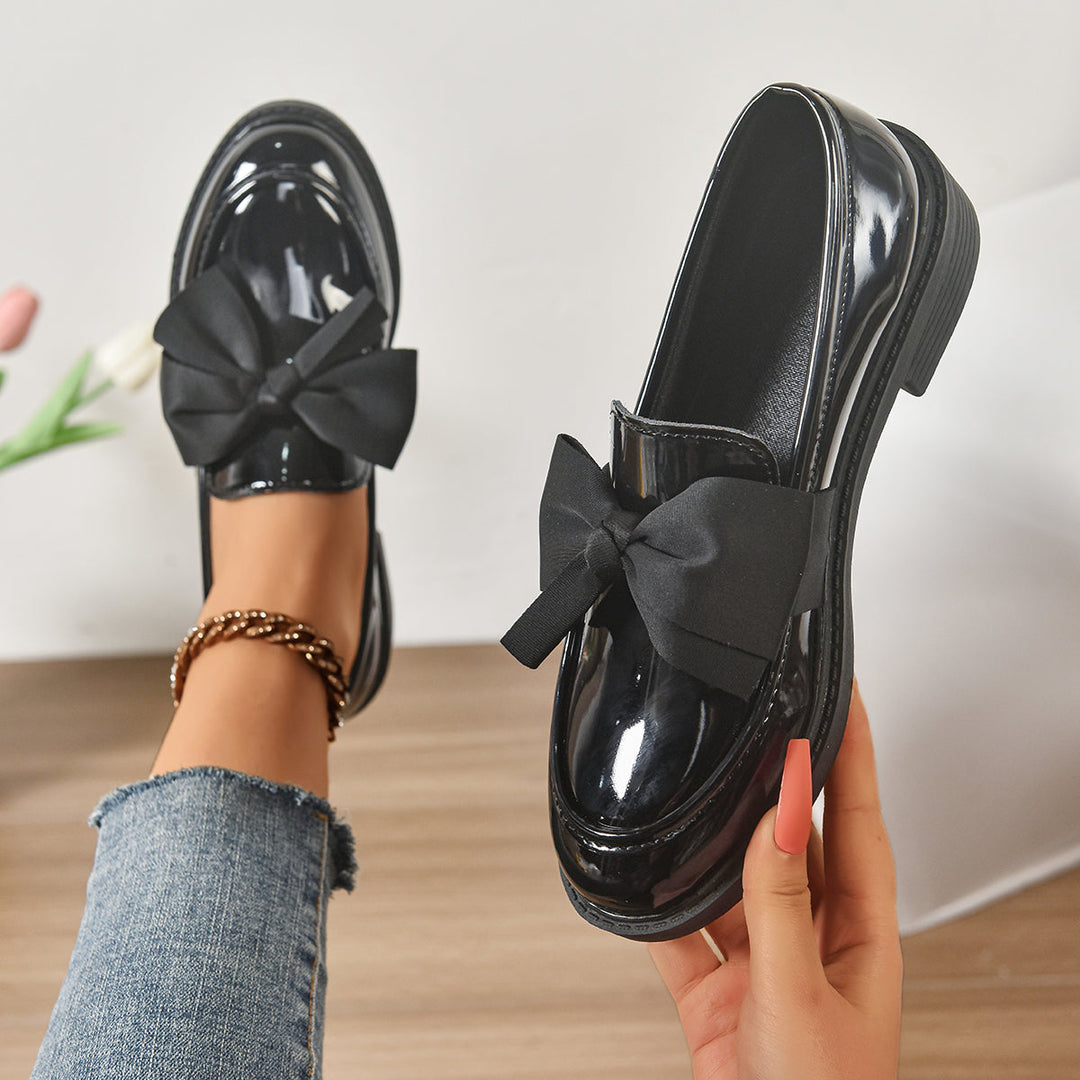 Veronica | Bow Loafers