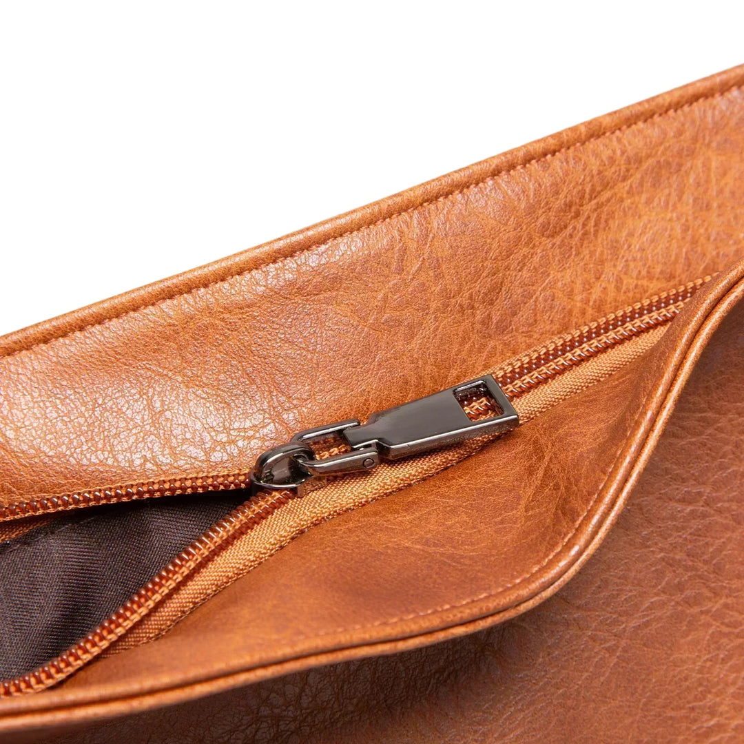 Evening Glow – Luxe Leather Shoulder Bag