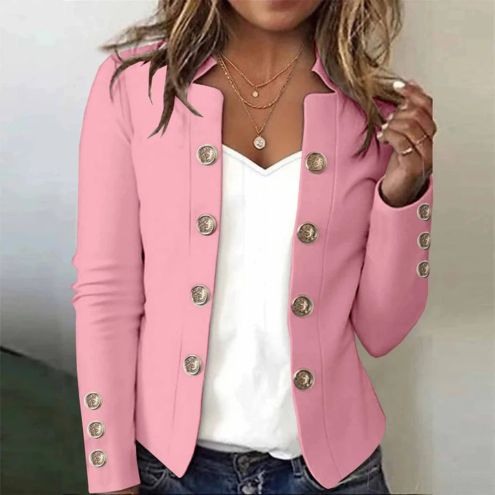 Ginny | Stand Collar Blazer