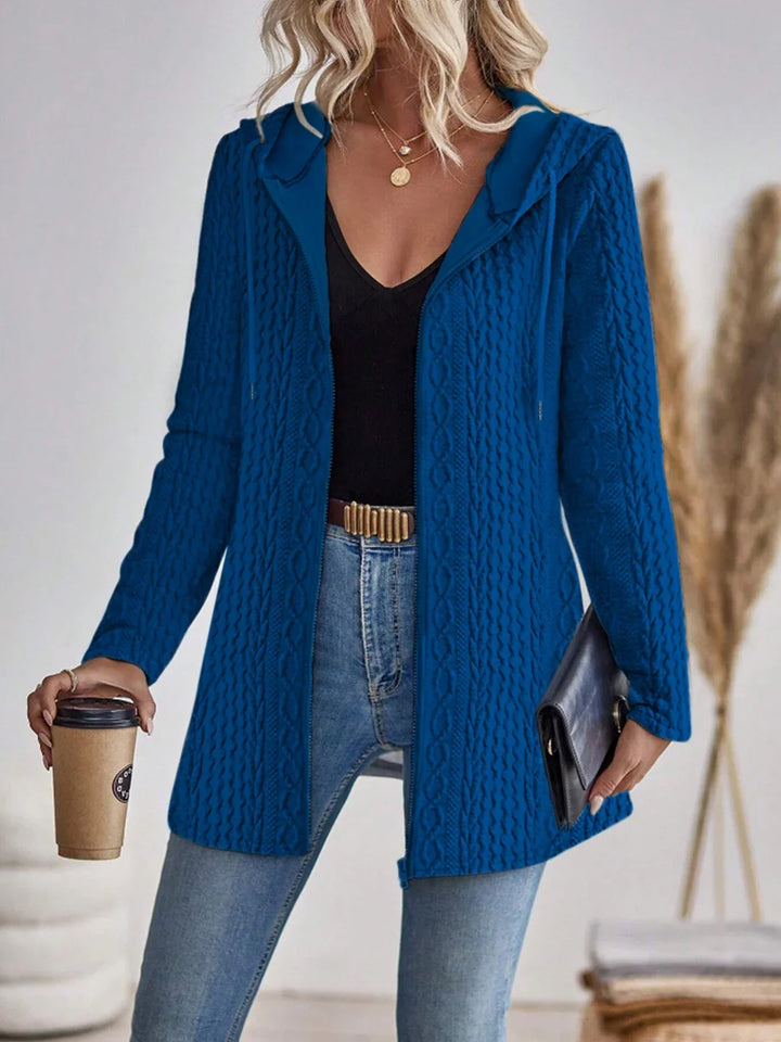 Althea | Hooded Knit Cardigan
