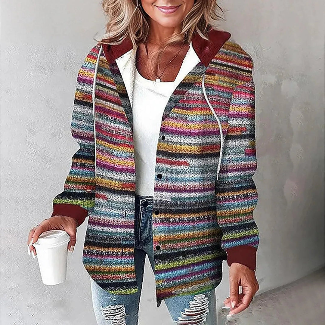 Padded Overshirt with Hood Ella