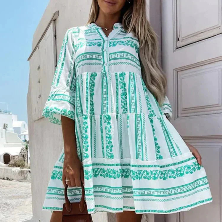 Claire – Boho Tunic V-neck Flowy