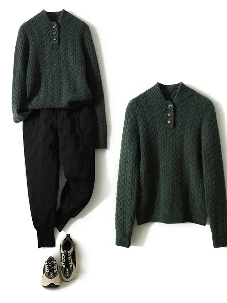 EVELYN | CABLE KNIT SWEATER