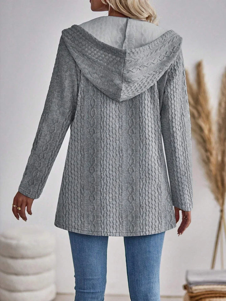 Althea | Hooded Knit Cardigan